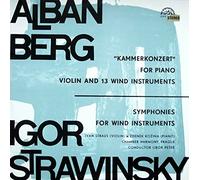 Ivan Straus, Zdenek Kozina, Libor Pesek - Kammerkonzert for Piano, Violin and 13 Wind Instruments und Symphonies for Wind Instruments. Ivan Straus, Zdenek Kozina, Libor Pesek Stereo