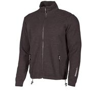 Ivanhoe gilet hadar full zip noir-laine