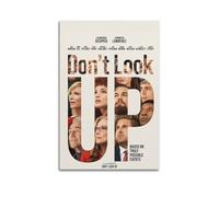 IVANICKED Poster sur toile « Don't Look Up » - Décoration de chambre - Style vintage - 30 x 45 cm - Sans cadre