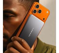 iVANKY 0.76CM Slim Magsafe Batterie Externe pour iPhone 17 Air, Magnetique Power Bank 5000mAh pour Voyage, Qi Certified Batterie Pack sans Fil Externe Induction pour 16/15/14/13/12 Pro Max (Sliver)