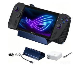 iVANKY 8-en-1 Dock ROG Alloy avec HDMI 2.0 4K@60Hz, 3 Ports USB-A 3.0, Charge USB-C 100W, Ethernet 1Gbps, Station d'accueil Compatible avec ASUS ROG Ally X/Legion Go