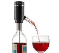 Ivation Aérateur et distributeur de vin électrique | Bec verseur automatique rechargeable avec bouton tactile, bec verseur de précision, aération marche/arrêt, tube d'extension et câble micro USB | Il