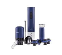 Ivation Coffret cadeau de vin tout-en-un - Comprend un décapsuleur électrique, un aérateur, une pompe de conservation, 2 bouchons en liège, un coupe-capsule et un coffret cadeau