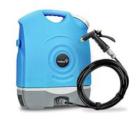 Ivation Nettoyeur pulvérisateur portable multifonction avec réservoir d'eau - Batterie au lithium rechargeable intégrée de 2200 mAh et prise de voiture 12 V - Pistolets à gâchette en métal, têtes de