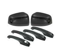IVCHVYWFG Kit de 10 garnitures de rétroviseur latéral pour poignée de porte, Compatible Pour les accessoires Dodge Durango SUV 2011-2020