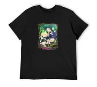 I've Been Killing Slimes F 300 Years and Maxed Out My Level Anime O-Neck 100% Cotton Short Sleeve Unisex T-Shirt XL