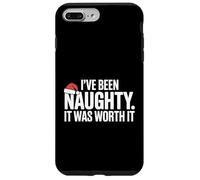 I've Been Naughty It Was Worth It Mischief Humour Holiday Coque pour iPhone 7 Plus/8 Plus