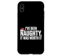 I've Been Naughty It Was Worth It Mischief Humour Holiday Coque pour iPhone XS Max