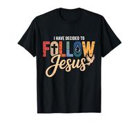 I've Decided to Follow Jesus Baptême Day Faith for Believers T-Shirt