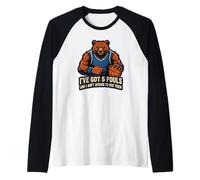I've Got 5 Fouls and I Ain't Afraid to Use Them Ours Amusant Manche Raglan