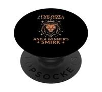 I've GOT A Lion's Heart and A Winner's Smirk PopSockets PopGrip Adhésif