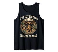 I've Got Friends in Low Places Cowboy Teckel Desert Débardeur