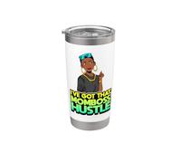 I've Got That Mom Boss Hustle Black Mother Melanin Woman Gobelet isotherme en acier inoxydable double paroi