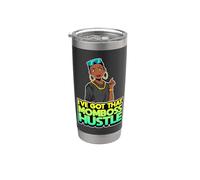 I've Got That Mom Boss Hustle Black Mother Melanin Woman Gobelet isotherme en acier inoxydable double paroi