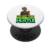 I've Got That Mom Boss Hustle Black Mother Melanin Woman PopSockets PopGrip Adhésif