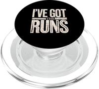 I've Got The Runs Blague sur la diarrhée |- PopSockets PopGrip pour MagSafe