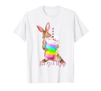 Ive Got This Cute Bunny Rainbow Milkshake Drink Motivation T-Shirt