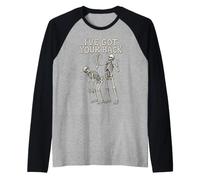 I've Got Your Back Squelette drôle Anatomie Halloween Manche Raglan