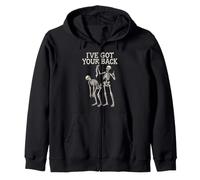 I've Got Your Back Squelette drôle Anatomie Halloween Sweat à Capuche