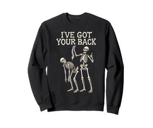 I've Got Your Back Squelette drôle Anatomie Halloween Sweatshirt