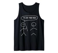 Ive Got Your Back Stickman Funny Saying Humour Men Women Kids Débardeur