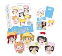 IVE - THE 2ND ALBUM [REVIVE+] (PETIT-IVE Ver. / Random) Out box + Sticker + Lyric Book + Nfc User Guide + QR Card + 2 Pin Badges + 4 Extra Photocards Official K-POP Sealed Album