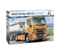 Iveco Hi-Way 480 E5 Toit Bas Camion Modèle Réduit 1:24 Plastique ITALERI