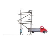 Iveco Transporteur Daly Avec Échafaudage Et Maçon H0 Busch 7902 1 Pc(S)-Busch