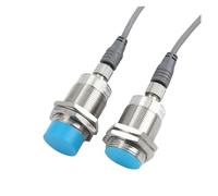 IVEKYKIBC Détecteur de proximité inductif M30, capteur de Mouvement, détection de métaux, contrôle PLC Automatique, NPN PNP 12 V 24 V, IP66, 10 × 15 mm, LMT30(LMT30-15-15mm,with Cable-PNP NO)