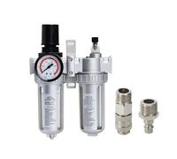 IVEKYKIBC SFC400 1/2 SFC300 SFC200 1/4 Compresseur d'air Filtre Régulateur Séparateur Huile-Eau Purgeur de Vapeur Vanne de Régulation de Pression Accessoires Pneumatiques(1 pcs,SFC-200+EU20)