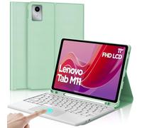 IVEOPPE Coque Clavier pour Lenovo Tab M11 2024 11 Pouces TB330FU/TB330XU | Pavé tactile, Étui Keyboard Touchpad Détachable Bluetooth sans Fil, AZERTY Français avec Porte Crayon, Vert clair