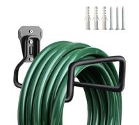 IVEOPPE Support mural pour tuyau d'arrosage - support tuyau arrosage, crochet durable pour jardin, garage ou jardin