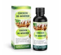 Ivermect Liquide anti-vermifuge pour poulet, soin de la volaille pour tous les âges et tailles, formule naturelle pour types de vers, 50 ml