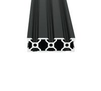 Iverntech 1 rail 1000 mm 2060 V Type norme européenne Norme européenne Noir En aluminium anodisé - Profilé linéaire d'extrusion Pour imprimante 3D et machine à gravure laser CNC