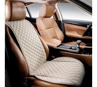 IVICY Housse de siège de Voiture en Lin pour Voiture - Antidérapante, Douce et Respirante - Housse de Protection Universelle pour siège Avant de Voiture - s'adapte à la Plupart des Voitures,