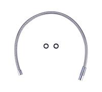 iVIGA Tuyau de pulvérisation de robinet d'évier commercial de 114,3 cm, tuyau de pulvérisation de pré-rinçage pour robinet d'évier de cuisine commercial, kit de rechange de tuyau flexible en acier inoxydable de 114,3 cm pour lave-vaisselle industriel de restaurant