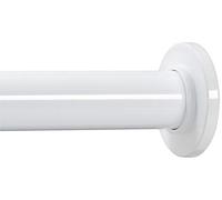 Ivilon Tringle à rideau à ressort pour fenêtre ou douche, extensible de 61 à 91,4 cm, blanc