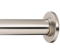 Ivilon Tringle à rideau à ressort pour fenêtre ou douche, extensible de 61 à 91,4 cm, nickel satiné