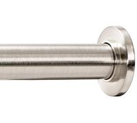 Ivilon Tringle à rideau à ressort pour fenêtre ou douche, extensible de 91,4 à 137,2 cm, nickel brossé