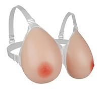 IVITA Prothèse Mammaire en Silicone avec Sangles - Seins artificiels pour patientes mastectomisées et crossdressers