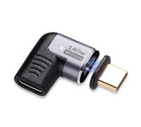 IVIVTOR Adaptateur USB c magnétique - 140W Magnetic USB-C Angle 40gb/s 24 Broches Adapter Compatible avec Les Ordinateurs Portables tablettes téléphones