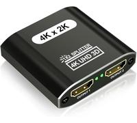 IVIVTOR HDMI Splitter 1 entrée 2 Sorties - 4K Répartiteur hdmi 1 Input 2 Output pour Lecteurs DVD Consoles de Jeux appareils de Streaming - Miroir Uniquement ne Pas étendre