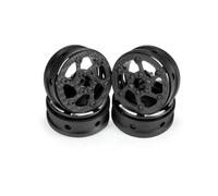 IVLAZLRG 4pcs 1,9 Pouce de Roues en Fibre de Carbone Rims compatibles avec 1/10 rc Crawler RR10 tf2 élément gmade r1 triche(4PCS B)