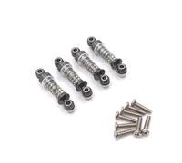 IVLAZLRG Absorbeur à Amortisseur en métal réglable Compatible avec Le 1/28 284131 K969 K979 K989 K999 P929 P939 RC Car Pièces de Rechange(Titanium)