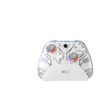 IVLAZLRG Contrôleur de Jeu sans Fil avec Hall Effect Joystick et Trigger Compatible avec Switch et PC Personnalisable(White)