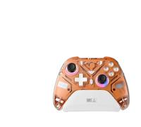 IVLAZLRG Contrôleur de Jeu sans Fil avec Hall Effect Joystick et Trigger Compatible avec Switch et PC Personnalisable(Yellow)