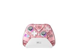 IVLAZLRG Contrôleur de Jeu sans Fil avec Hall Effect Joystick et Trigger Compatible avec Switch et PC Personnalisable(Pink)