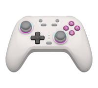 IVLAZLRG Gamepad Bluetooth sans Fil avec Un Joystick à Effet de Salle pour Les appareils Android Switch et PC(Retro White)