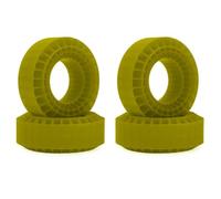 IVLAZLRG Insert en Mousse de Gel de silice 108 mm Compatible avec des pneus de 1,9 Pouce pour Les véhicules de Robot RC à l'échelle 1/10 trx6 cmx vs4-10(Green 4pcs-Soft)