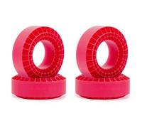 IVLAZLRG Insert en Mousse de Gel de silice 108 mm Compatible avec des pneus de 1,9 Pouce pour Les véhicules de Robot RC à l'échelle 1/10 trx6 cmx vs4-10(Red 4pcs-Hard)